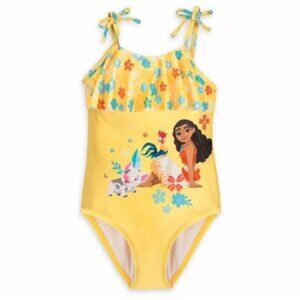Disney Store Girl  Swimsuit One Piece  Moana 9/10